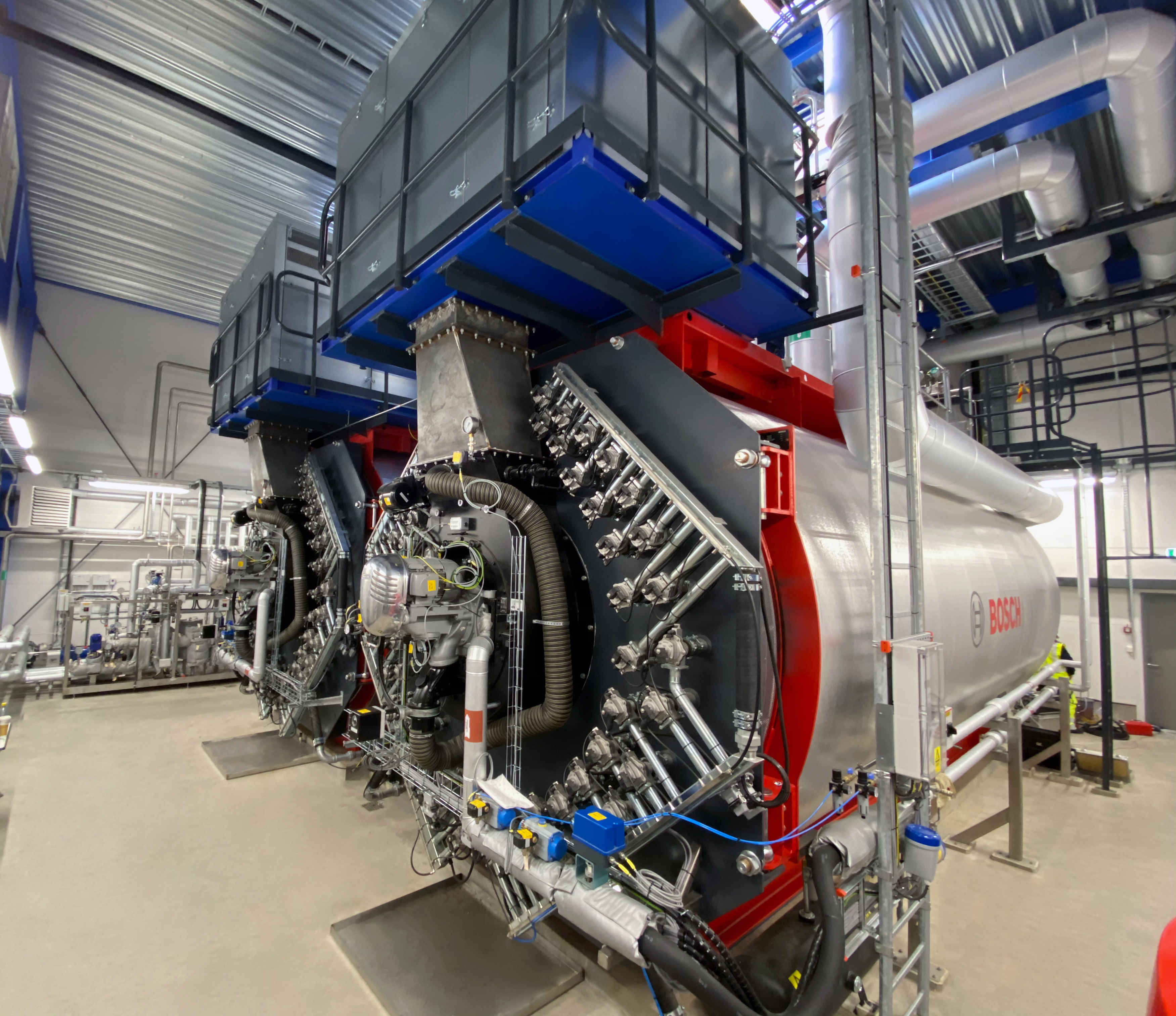 Bosch Bioöl Kessel mit innovativem Druckluft-Reinigungssystem bei der Eidsiva Bioenergi AS in Dänemark